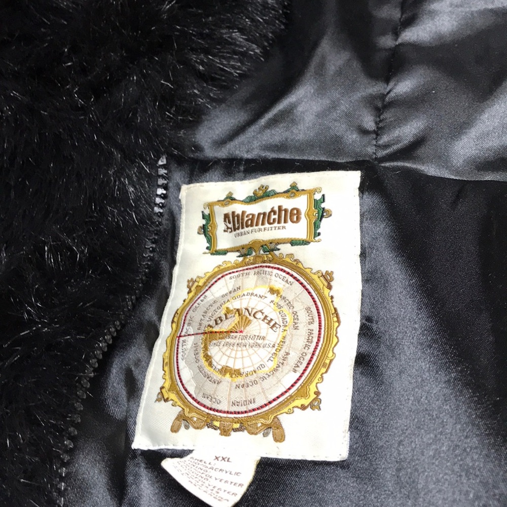 Black fur coat men’s